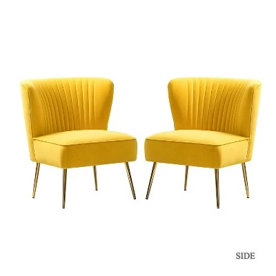 Deals π Quentin Velvet Accent Side Chair with Padded Seat Set of 2 | Karat Home β 18 Deals π Quentin Velvet Accent Side Chair with Padded Seat Set of 2 | Karat Home β - Image 16