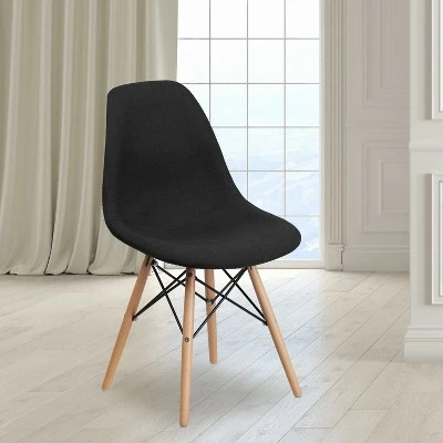 Promo π₯° Flash Furniture Elon Series Fabric Chair with Wooden Legs 𧨠3 Promo π₯° Flash Furniture Elon Series Fabric Chair with Wooden Legs π§¨