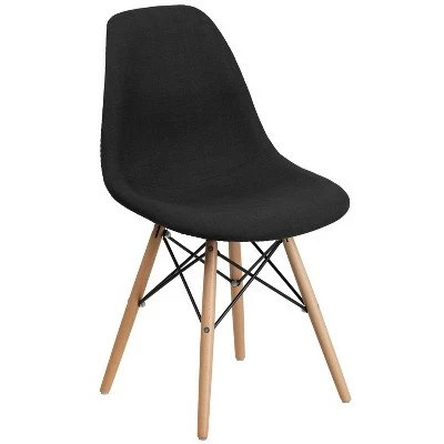 Promo π₯° Flash Furniture Elon Series Fabric Chair with Wooden Legs 𧨠12 Promo π₯° Flash Furniture Elon Series Fabric Chair with Wooden Legs 𧨠- Image 10