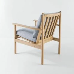 Best deal 😀 Hearth & Hand W/Magnolia Furniture Slatted Wood Accent Chair with Cushions - Hearth & Hand™ with Magnolia Indigo ⌛ -Living Room Chairs Sales unnamed file 826