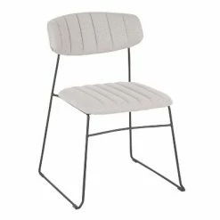 Outlet 💯 Set of 2 Thomas Contemporary Chair Light Gray - LumiSource 😉