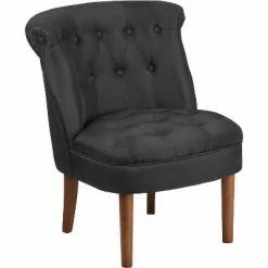 Cheapest ๐ Hercules Kenley Tufted Chair Black - Riverstone Furniture ๐