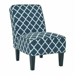 Best Sale 🤩 Branson Armless Chair Navy Blue - Handy Living 🧨