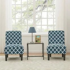 Best Sale 🤩 Branson Armless Chair Navy Blue - Handy Living 🧨 -Living Room Chairs Sales unnamed file 8397