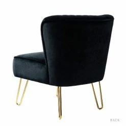 Budget ✨ Upholstery Velvet Side Chair with Tufted Back | Karat Home ✔️ -Living Room Chairs Sales unnamed file 8467