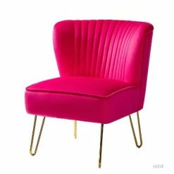 Budget ✨ Upholstery Velvet Side Chair with Tufted Back | Karat Home ✔️ -Living Room Chairs Sales unnamed file 8476