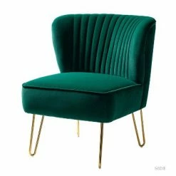 Budget ✨ Upholstery Velvet Side Chair with Tufted Back | Karat Home ✔️ -Living Room Chairs Sales unnamed file 8477