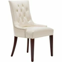 Coupon ⌛ Amanda 19"H Tufted Chair w/ Nickel Nail Heads - Safavieh 🧨 -Living Room Chairs Sales unnamed file 8487