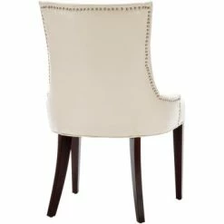 Coupon ⌛ Amanda 19"H Tufted Chair w/ Nickel Nail Heads - Safavieh 🧨 -Living Room Chairs Sales unnamed file 8488