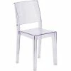 Best Sale 😉 Phantom Transparent Stack Side Chair Clear - Riverstone Furniture ✔️ -Living Room Chairs Sales unnamed file 8493