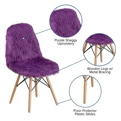 Wholesale 🤩 Flash Furniture Shaggy 🐶 Dog Accent Chair 🎁 4 Wholesale 🤩 Flash Furniture Shaggy 🐶 Dog Accent Chair 🎁 - Image 2