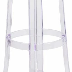 Deals 👍 Flash Furniture 29.75'' High Transparent Barstool 👏 -Living Room Chairs Sales unnamed file 8578
