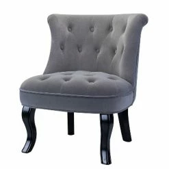 Top 10 😀 Louise Velvet Accent Chair with Tufted Button Back | Karat Home ⭐ -Living Room Chairs Sales unnamed file 8599