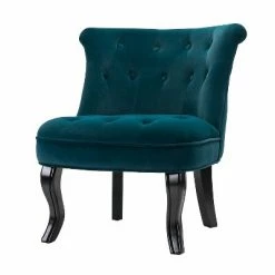 Top 10 😀 Louise Velvet Accent Chair with Tufted Button Back | Karat Home ⭐ -Living Room Chairs Sales unnamed file 8603