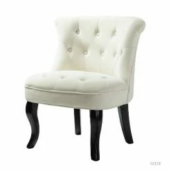 Top 10 😀 Louise Velvet Accent Chair with Tufted Button Back | Karat Home ⭐ -Living Room Chairs Sales unnamed file 8607