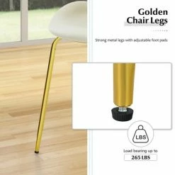 Brand new ✨ Costway Set of 2 Velvet Accent Chairs Dining Side Chairs w/Gold Metal Legs Pink/Beige/Green/Grey 💯 -Living Room Chairs Sales unnamed file 8645