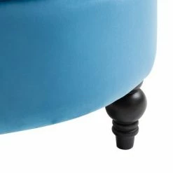 Outlet 🌟 HomCom Retro High Back Velvet-touch Fabric Armless Chair 👏 -Living Room Chairs Sales unnamed file 8658