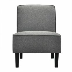 Coupon 🤩 Costway Accent Chair Armless Fabric Sofa Living Room Furniture Gray 💯 -Living Room Chairs Sales unnamed file 8792