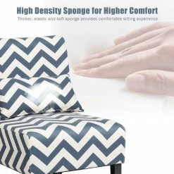 Coupon 🎉 Costway Armless Accent Leisure Chair with Lumbar Pillow 🔥 -Living Room Chairs Sales unnamed file 8854