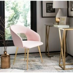 Buy ๐ Lorina Arm Chair Light Pink - Safavieh ๐งจ