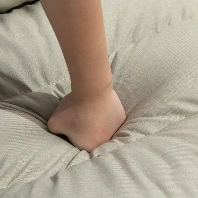 Cheapest 🤩 HOMCOM Foldable Floor Chair with 5 Adjustable Positions Padded Cushion and Steel Frame Cream White ❤️ 7 Cheapest 🤩 HOMCOM Foldable Floor Chair with 5 Adjustable Positions Padded Cushion and Steel Frame Cream White ❤️ - Image 5