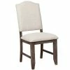 Top 10 ✨ Set of 2 Arched Open Back Side Chairs with Nailhead Accents Brown/Beige - Benzara 🌟