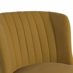 Buy 🥰 Brittany Upholstered Accent Chair - Novogratz Dark Gray ✔️ -Living Room Chairs Sales unnamed file 8950