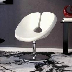 Best Pirce 🎉 Perch Faux Leather Adjustable Chair - Manhattan Comfort 🛒