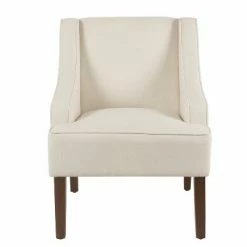 Deals 🎁 Classic Solid Swoop Arm Accent Chair - Homepop Light Blue 🛒 -Living Room Chairs Sales unnamed file 902