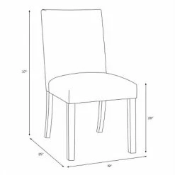 Best deal 😀 Dining Chair Holly Evergreen - Skyline Furniture 🛒 -Living Room Chairs Sales unnamed file 9084