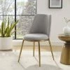 Cheapest 🌟 Metal Base Fabric Accent Chair Gray - HomeFare ⭐ -Living Room Chairs Sales unnamed file 9105