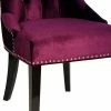 Cheap ⭐ Carlyle Tufted Velvet Side Chair with Nailhead Trim Purple - Armen Living ❤️ -Living Room Chairs Sales unnamed file 9126