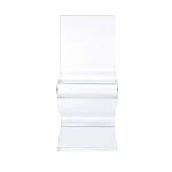 Budget 🌟 Peek Acrylic Z Chair Clear - Picket House Furnishings 😀