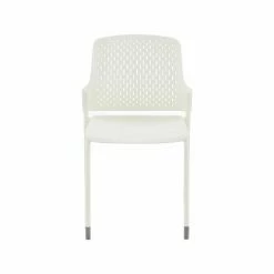 New 💯 Safco Next High-Impact Polypropylene Office Chair White 4/Carton 4287WH 🧨