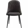 Best deal 😍 Set of 2 Fabric Upholstered Side Chairs Gray/Black - Benzara 🤩 -Living Room Chairs Sales unnamed file 9173