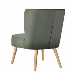 New 🌟 Curved Back Modern Chair Breeze Army - HomeFare 🥰 -Living Room Chairs Sales unnamed file 9188