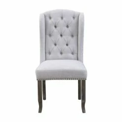 Brand new 🤩 Set of 2 Reiter Upholstered Accent Chairs Gray - Treasure Trove Accents 😍