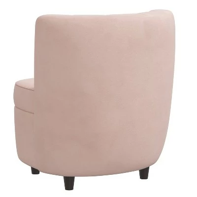 Cheap ⭐ Gael Armless Accent Chair Velvet - Skyline Furniture White ⭐ 5 Cheap ⭐ Gael Armless Accent Chair Velvet - Skyline Furniture White ⭐ - Image 3