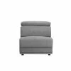 Best Pirce 🌟 Fabric Upholstered Modular Armless Chair Dark Gray - Benzara ⌛ -Living Room Chairs Sales unnamed file 9272