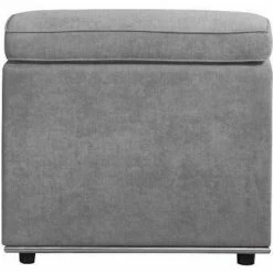 Best Pirce 🌟 Fabric Upholstered Modular Armless Chair Dark Gray - Benzara ⌛ -Living Room Chairs Sales unnamed file 9274