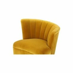 Promo 🎉 Glenn Heights Accent Chair Right Yellow - Alder Bay 🛒 -Living Room Chairs Sales unnamed file 9285