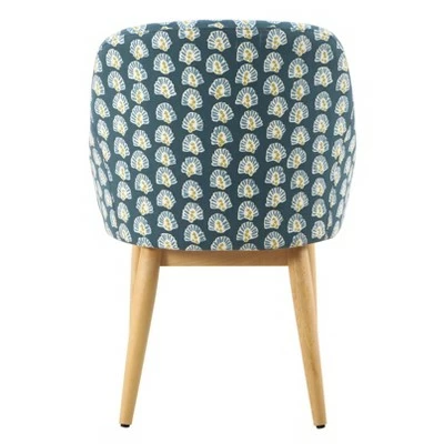 New ๐ฅฐ Riley Accent Chair Floral Teal - HomePop ๐ฏ 5 New ๐ฅฐ Riley Accent Chair Floral Teal - HomePop ๐ฏ - Image 3