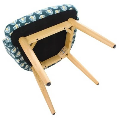 New ๐ฅฐ Riley Accent Chair Floral Teal - HomePop ๐ฏ 7 New ๐ฅฐ Riley Accent Chair Floral Teal - HomePop ๐ฏ - Image 5