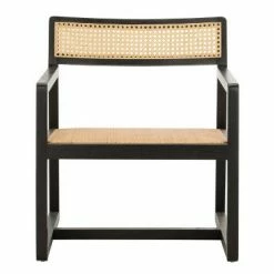 Wholesale 🔔 Lula Cane Accent Chair - Safavieh Black/natural 👏 -Living Room Chairs Sales unnamed file 9310
