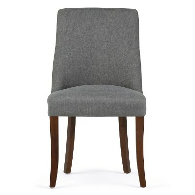 Cheapest 🥰 Set of 2 Haley Deluxe Dining Chair Slate Gray Linen Look Fabric - WyndenHall ❤️ 4 Cheapest 🥰 Set of 2 Haley Deluxe Dining Chair Slate Gray Linen Look Fabric - WyndenHall ❤️ - Image 2