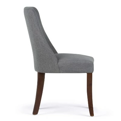 Cheapest 🥰 Set of 2 Haley Deluxe Dining Chair Slate Gray Linen Look Fabric - WyndenHall ❤️ 5 Cheapest 🥰 Set of 2 Haley Deluxe Dining Chair Slate Gray Linen Look Fabric - WyndenHall ❤️ - Image 3