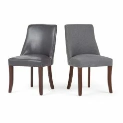 Cheapest 🥰 Set of 2 Haley Deluxe Dining Chair Slate Gray Linen Look Fabric - WyndenHall ❤️ 13 Cheapest 🥰 Set of 2 Haley Deluxe Dining Chair Slate Gray Linen Look Fabric - WyndenHall ❤️ -Living Room Chairs Sales unnamed file 9315