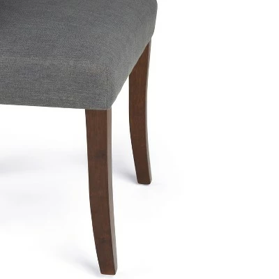 Cheapest 🥰 Set of 2 Haley Deluxe Dining Chair Slate Gray Linen Look Fabric - WyndenHall ❤️ 8 Cheapest 🥰 Set of 2 Haley Deluxe Dining Chair Slate Gray Linen Look Fabric - WyndenHall ❤️ - Image 6