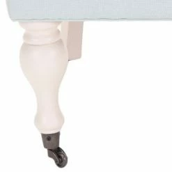 Outlet 🥰 Falcon Tufted Arm Chair - Robins Egg Blue - Safavieh 👏 -Living Room Chairs Sales unnamed file 932