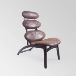 Wholesale 👏 Gault Retro Reclining Accent Chair - Christopher Knight Home Black ⭐ -Living Room Chairs Sales unnamed file 9327